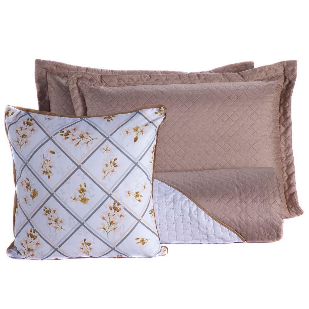 Kit Cobre Leito Maya Dupla Face C/ Almofada Casal 04 Peças - 3