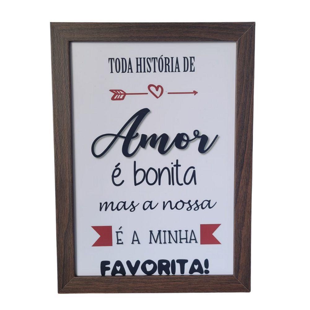 Quadro Decorativo Em Mdf Para Quarto/sala (33x24,5) Quadro 1 - 1