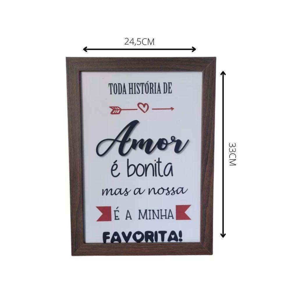 Quadro Decorativo Em Mdf Para Quarto/sala (33x24,5) Quadro 1 - 3