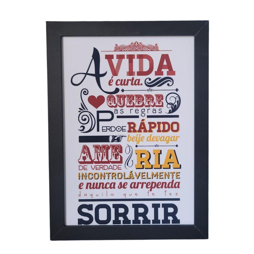 Quadro Decorativo Em Mdf Para Quarto/sala (33x24,5) Quadro 3 - 1