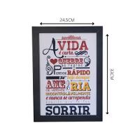 Quadro Decorativo Em Mdf Para Quarto/sala (33x24,5) Quadro 3 - 3
