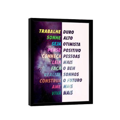 Quadro Decorativo Inspiração Do Dia