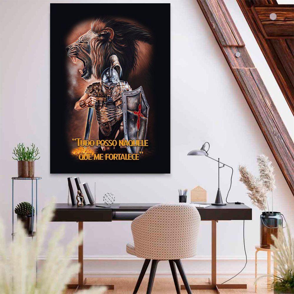 Quadro Decorativo Tudo Posso Naquele Que Me Fortalece - 3
