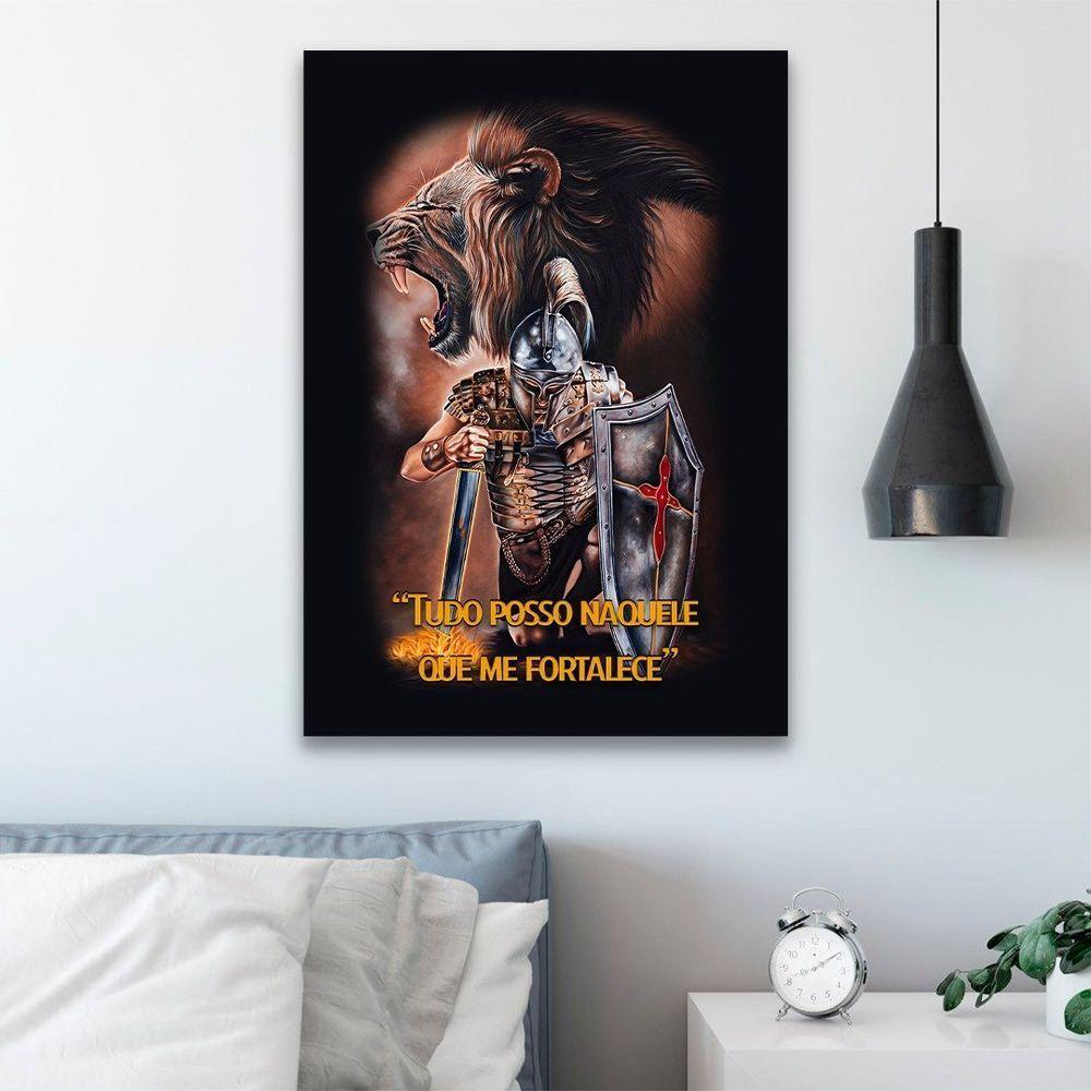 Quadro Decorativo Tudo Posso Naquele Que Me Fortalece - 4