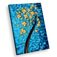 Quadro Flores Douradas - 1