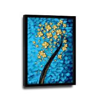 Quadro Flores Douradas - 7