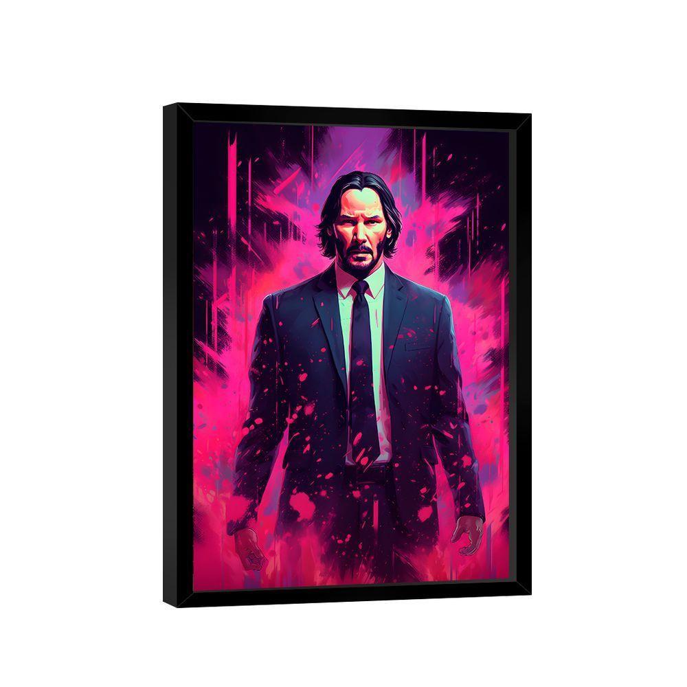 Quadro John Wick Purple -- Br Artes - 1