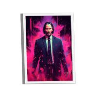 Quadro John Wick Purple -- Br Artes - 1