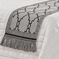 Pezeira Queen Jacquard Rústico Corinto 5 Peças Preto