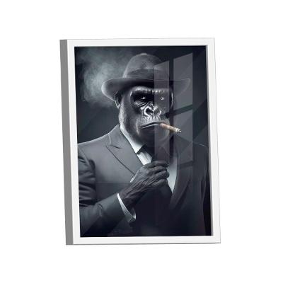 Quadro Monkey Gangstar -- Br Artes