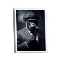 Quadro Monkey Gangstar -- Br Artes - 1