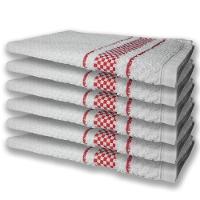 12 Panos De Prato Atoalhado Felpudo Premium Vermelho - 7