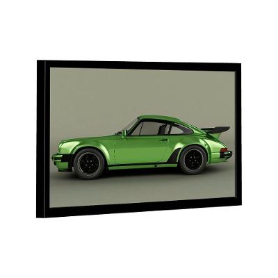 Quadro Porsche 911 Verde Metálico Lado -- Br Artes