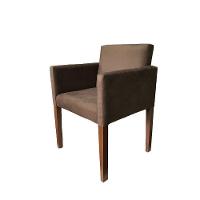 Kit 4 Poltronas Nina Estilo Retrô Ideal Para Sala De Estar - Marrom - Cor: Marrom - 4