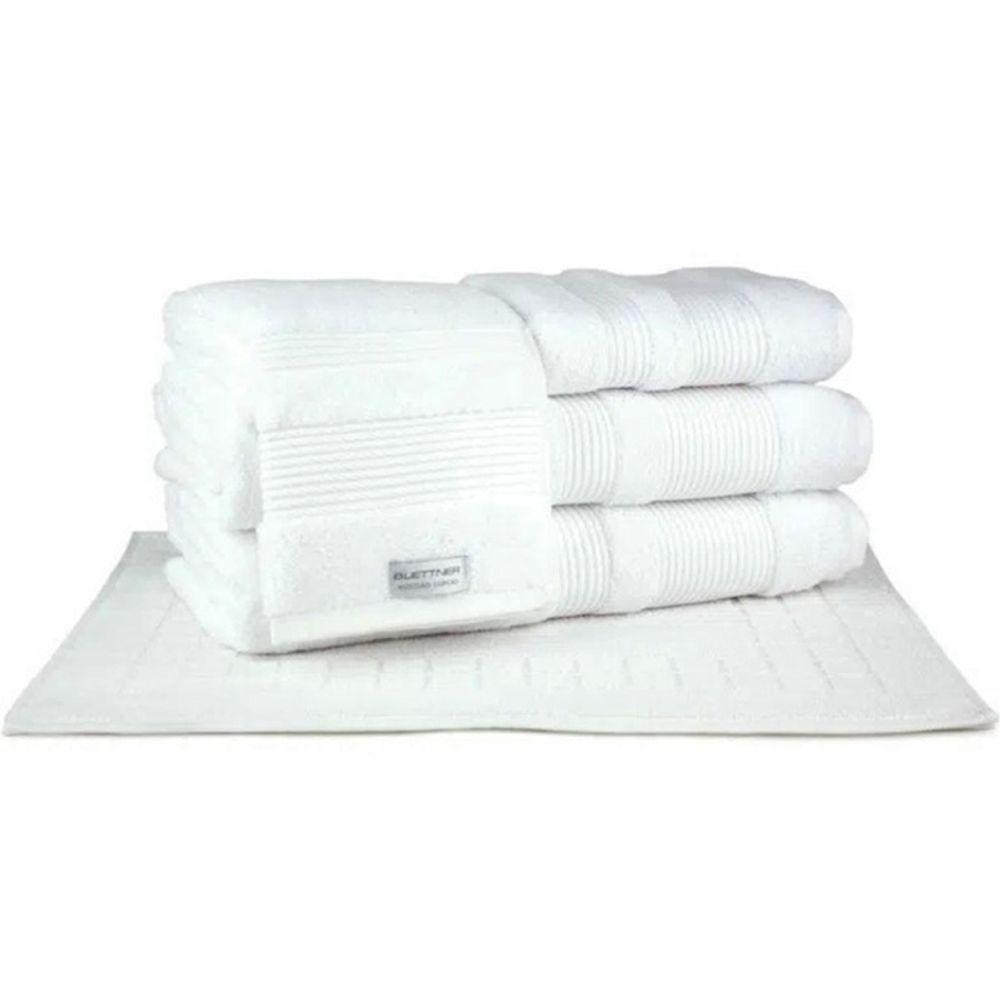 Jogo De Toalha Buettner 5 Peças Algodão Egípcio Branco - 1