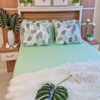 Jogo De Lençol Malha 100% Algodão Solteiro Verbena 2pçs - 1