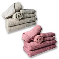Jogo De Toalhas 4 Banhos 4 Rostos 4 Pisos Grande Grossa Bege+rosê - 1