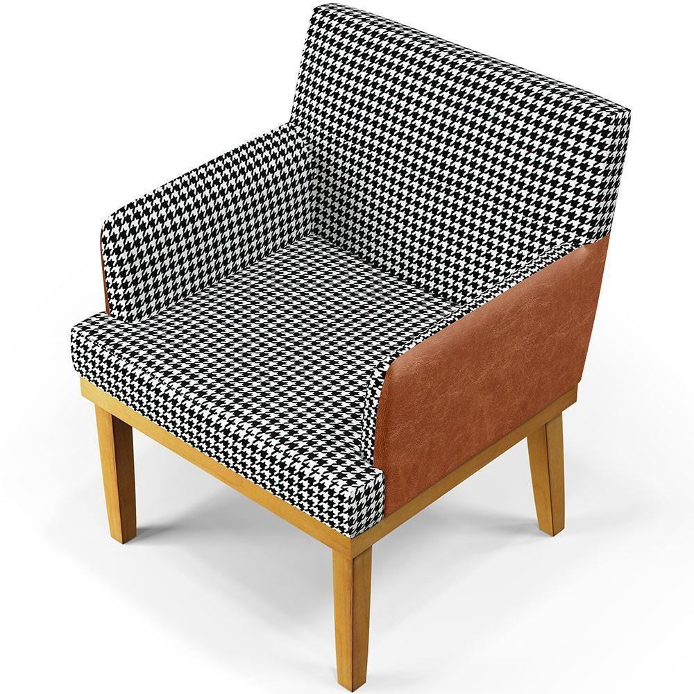 Kit 04 Poltronas Base Mel Beatriz Couríssimo Camel - 4