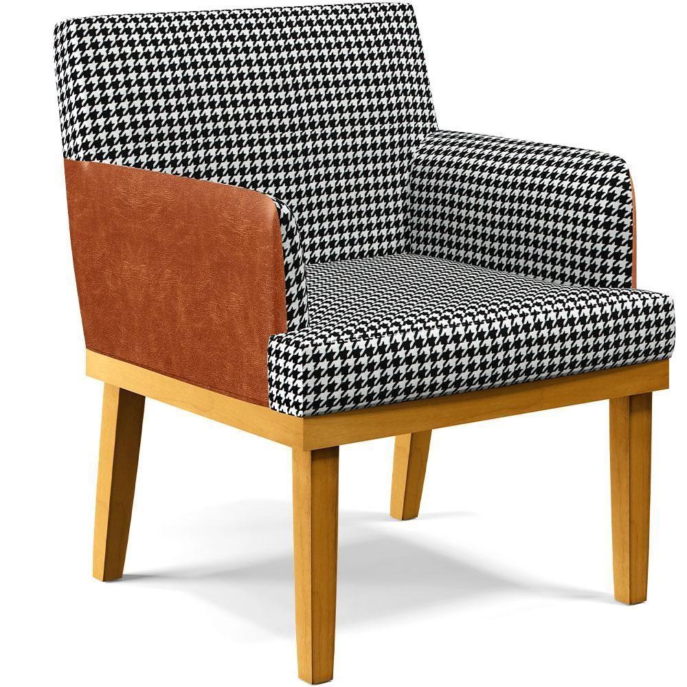 Kit 04 Poltronas Base Mel Beatriz Couríssimo Camel - 9