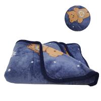Manta Cobertor Infantil Aveludado Toque Macio Mantinha Urso - 1