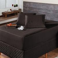 Protetor De Colchão Impermeável Matelado Casal Tabaco - 1