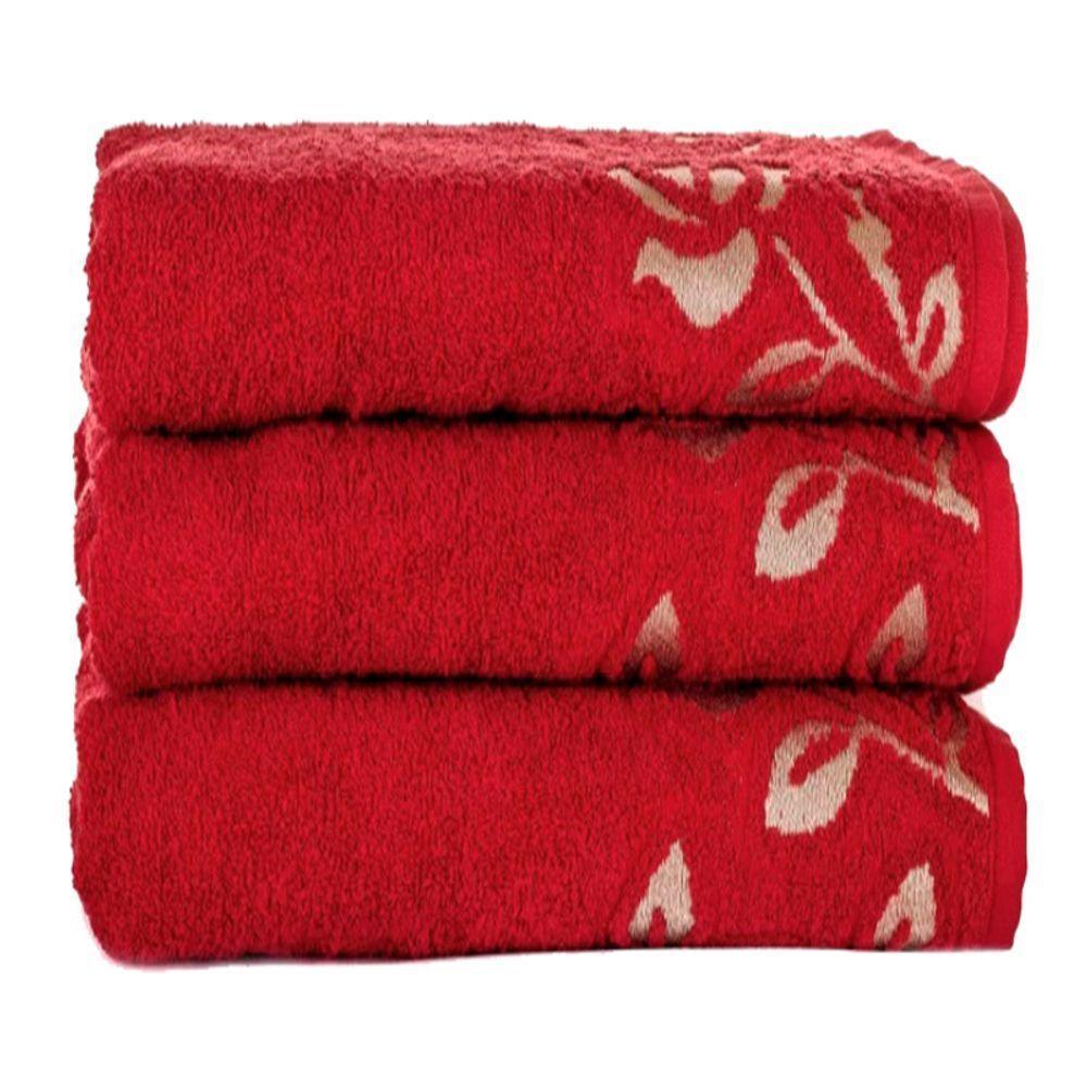 Toalha De Banho Lmpeter Guadalupe 75Cm X 150Cm Sangria 03un - 5