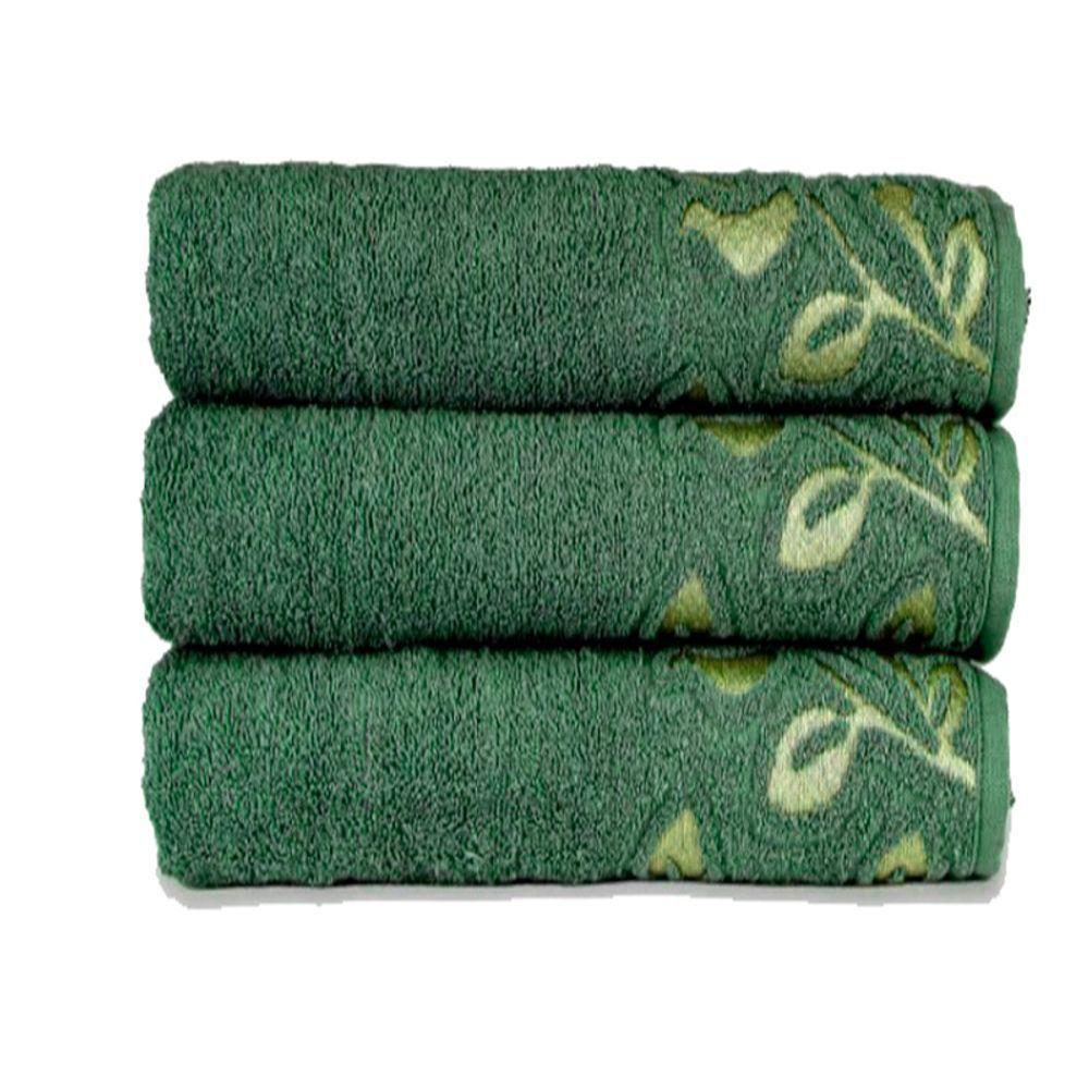 Toalha De Banho Lmpeter Guadalupe 75Cm X 150Cm Verde - 03un - 3