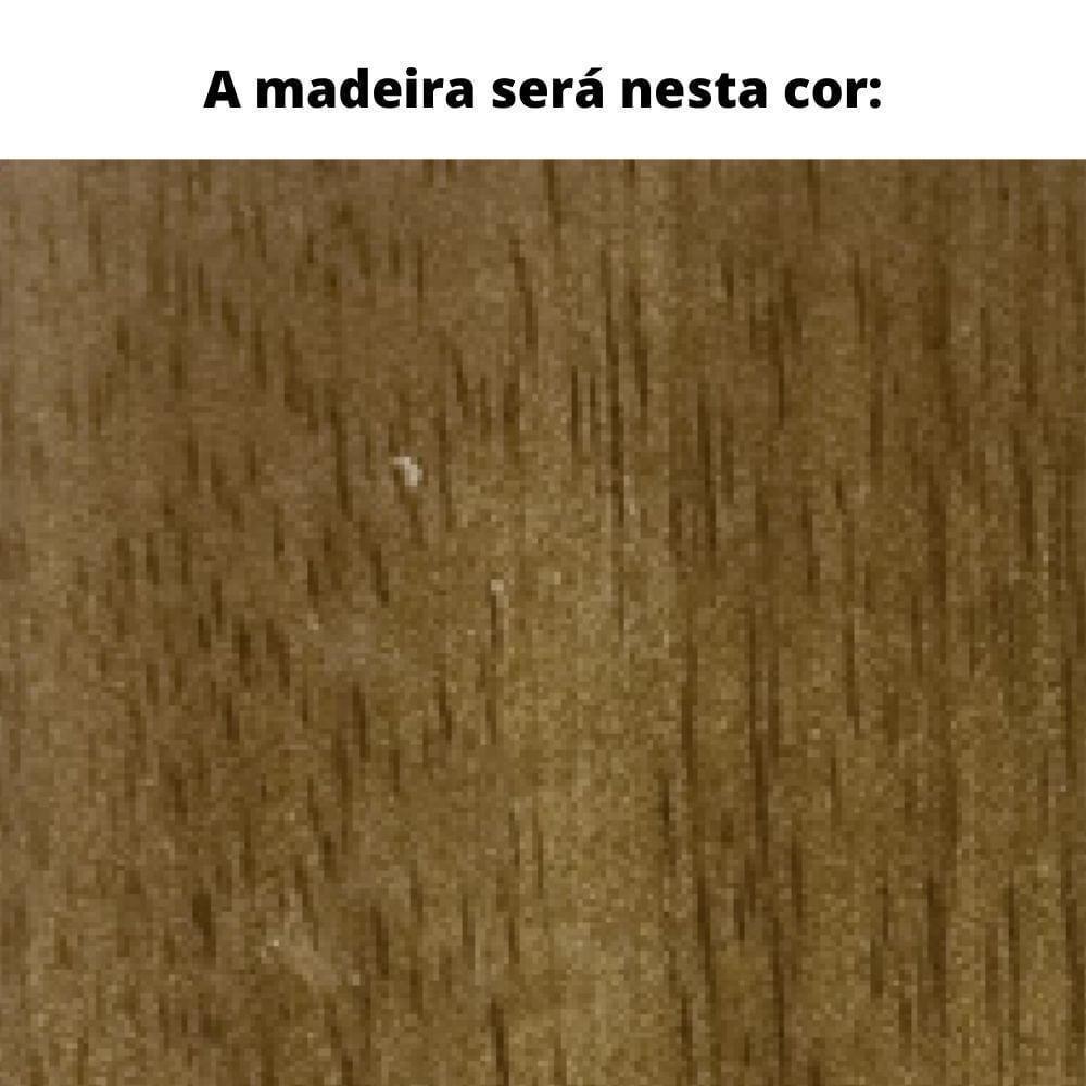 Poltrona Com Braço Oslen Algodão Azul Madeira Cedro Junco Natural Terracota - 6