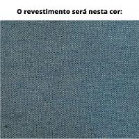 Poltrona Com Braço Oslen Algodão Azul Madeira Cedro Junco Natural Terracota - 2