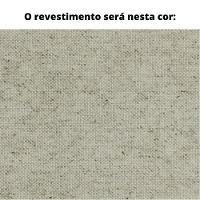 Poltrona Com Braço Ravi Algodão Cinza Madeira Cedro Corda a Poliéster Palha - 6