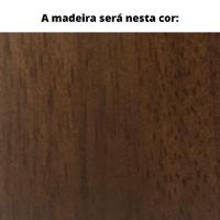 Poltrona Com Braço Mava Algodão Branco Madeira Amêndoa Corda Plana Poliéster Preta - 7