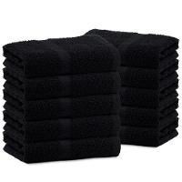 Toalha De Rosto Margex Salão Preto 03 Unidades - 1