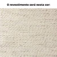 Poltrona Com Braço Mava Algodão Bege Madeira Cedro Corda Plana Poliéster Preta