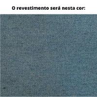 Poltrona Com Braço Mava Algodão Azul Madeira Cedro Corda Plana Poliéster Azul - 2