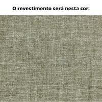 Poltrona Com Braço Mava Algodão Cinza Madeira Cedro Corda Plana Poliéster Duna - 2