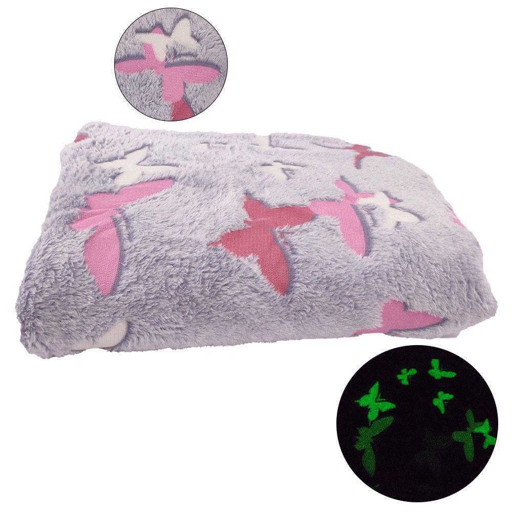 Cobertor Infantil Brilha No Escuro Aveludado - 2