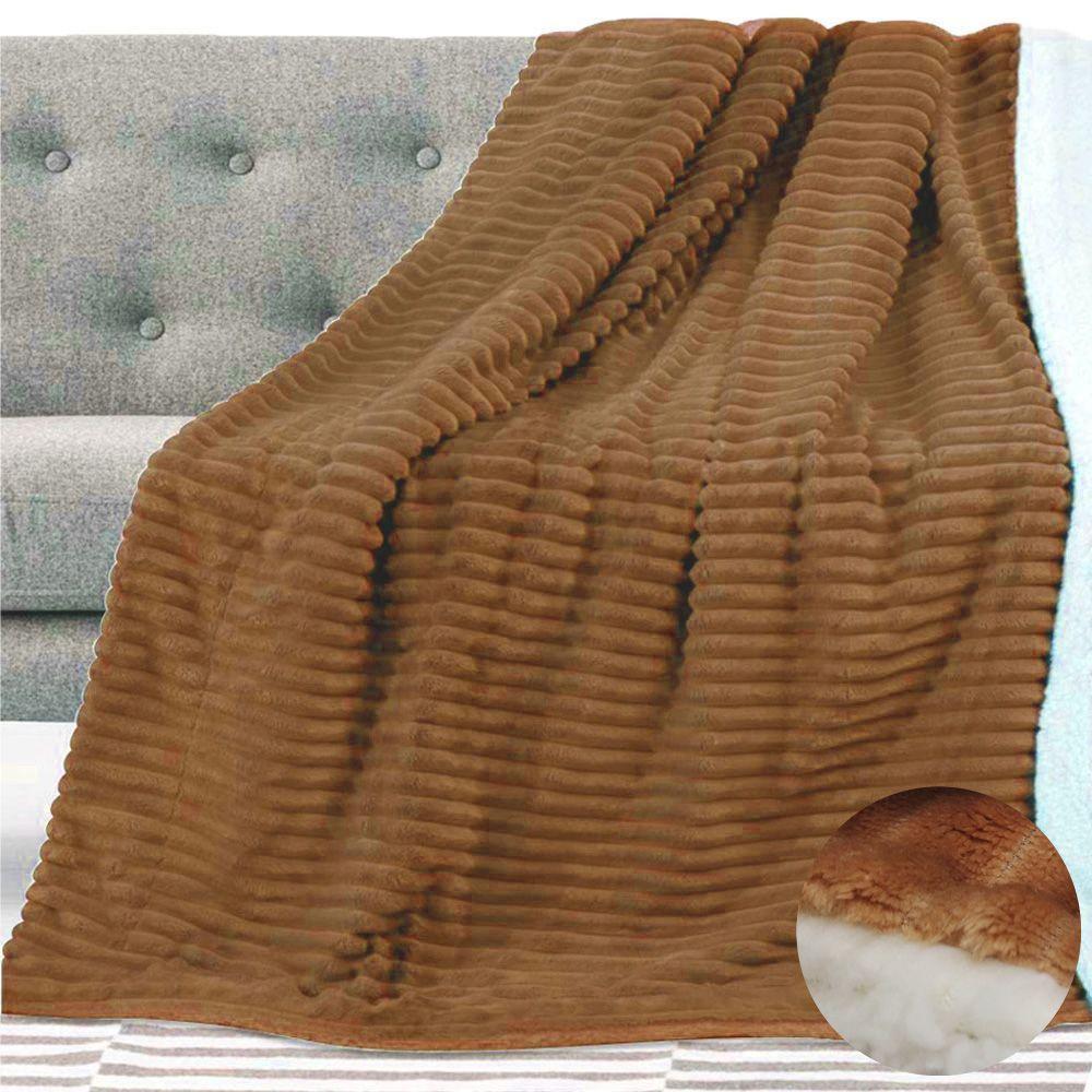 Cobertor Edredom Dupla Face Manta Microfibra King Carneiro - 4