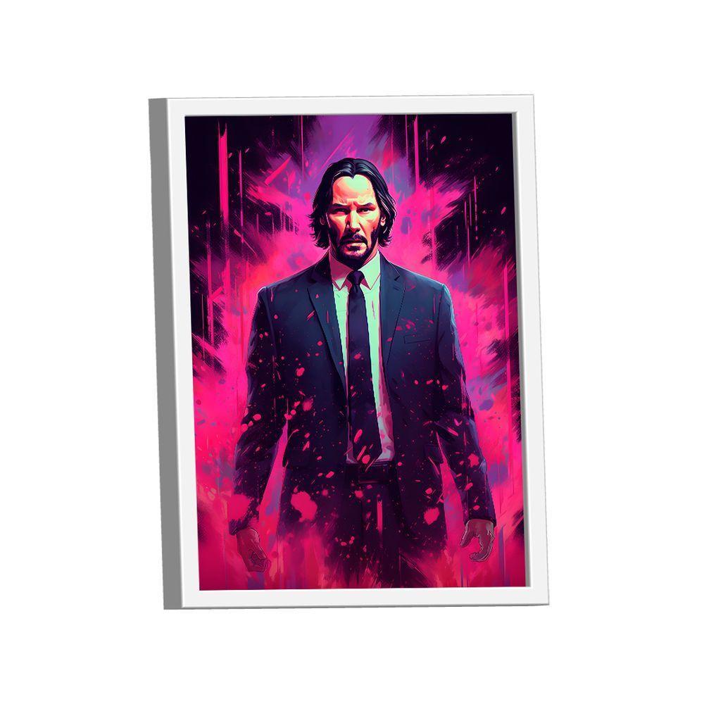 Quadro John Wick Purple -- Br Artes - 1