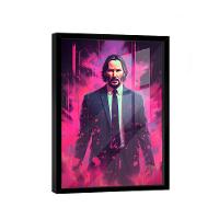 Quadro John Wick Purple -- Br Artes - 1