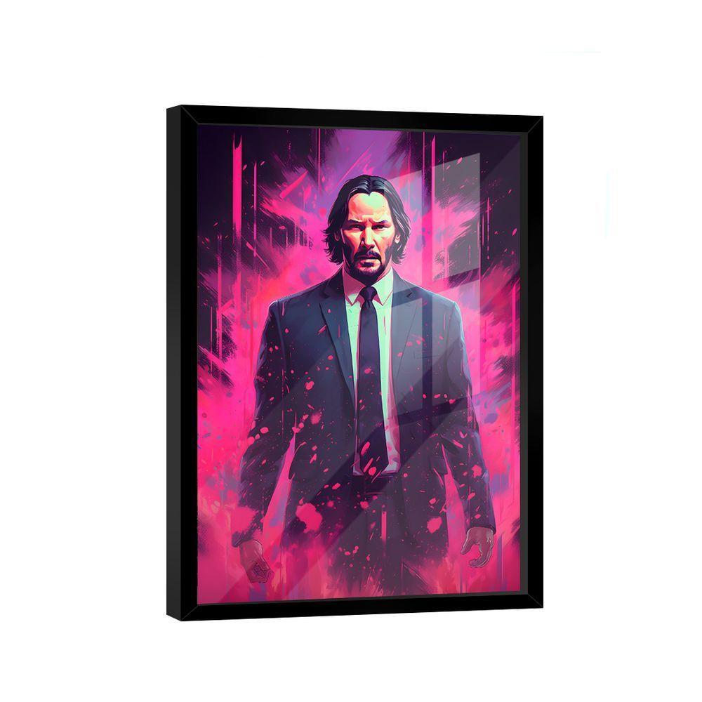 Quadro John Wick Purple -- Br Artes - 1