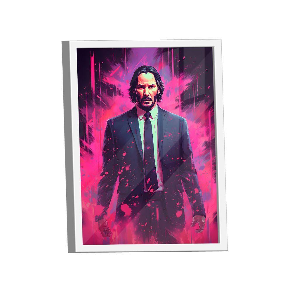 Quadro John Wick Purple -- Br Artes - 1