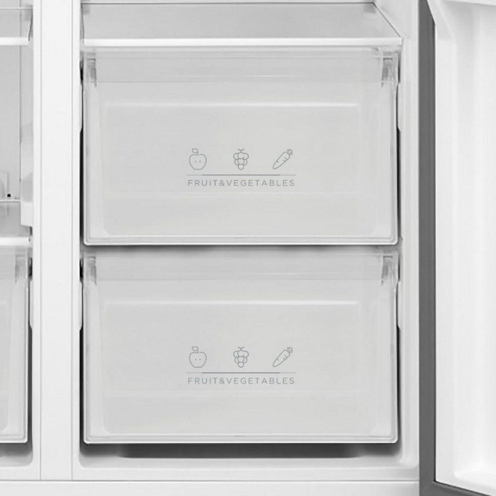 Geladeira Midea 442 Litros Frost Free Side By Side Rs598fga042 Inox 110v - 8