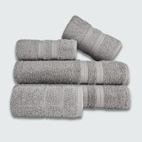 Jogo De Toalha 5 Pçs Gigante Felpuda Lisboa Cinza - 1