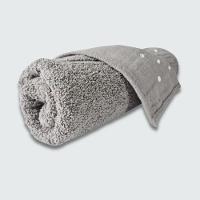 Jogo De Toalha 5 Pçs Gigante Felpuda Lisboa Cinza - 13