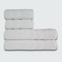 Jogo De Toalha 4 Pçs Gigante Felpuda Lisboa Branco - 1