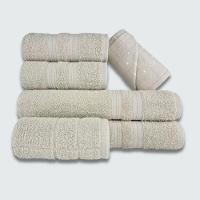 Jogo De Toalha 6 Pçs Gigante Felpuda Lisboa Bege - 2