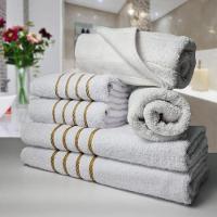 Jogos De Toalhas 2 Banhos 2 Rosto 2 Tapetes 6pçs Branco - 2