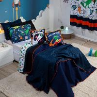 Kit Cobre Leito Astrodino Dupla Face Casal Padrão 07 Peças - 5