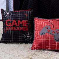 Kit Cobre Leito Game Streamer VermelhoQueen 07 Peças - 2