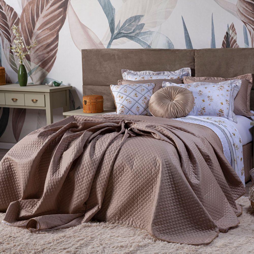 Kit Cobre Leito Maya Dupla Face C/ Almofadas King 07 Peças - 1